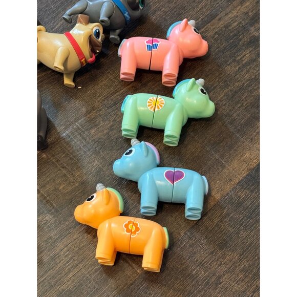 11 Pc Toy Set Puppy Dog Pals, Sesame Street, More - Picture 2 of 4